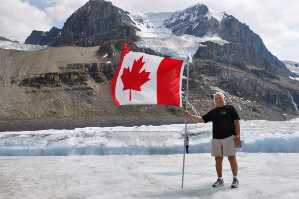 Lee Duquette and the Canadian Flag